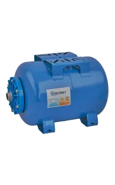 Гидроаккумулятор горизонтальный VODOMET HTP-24L корпус-сталь, мембрана Se.Fa, фланец-сополимер (VO4316)