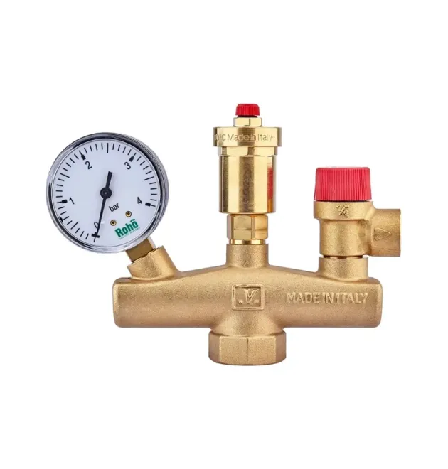 Група безпеки котла ROHO R2112-100, 1″, 3 бар