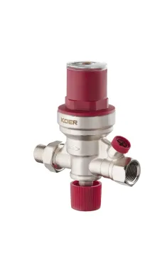 Клапан підживлювальний з виходом для підключення манометра 1/2″ KOER KR.1259 (KR3102)