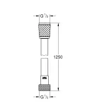 Комплект смесителя для гигиенического душа Grohe BauLoop New, хром, скрытый монтаж, UA11104202 — фото 8