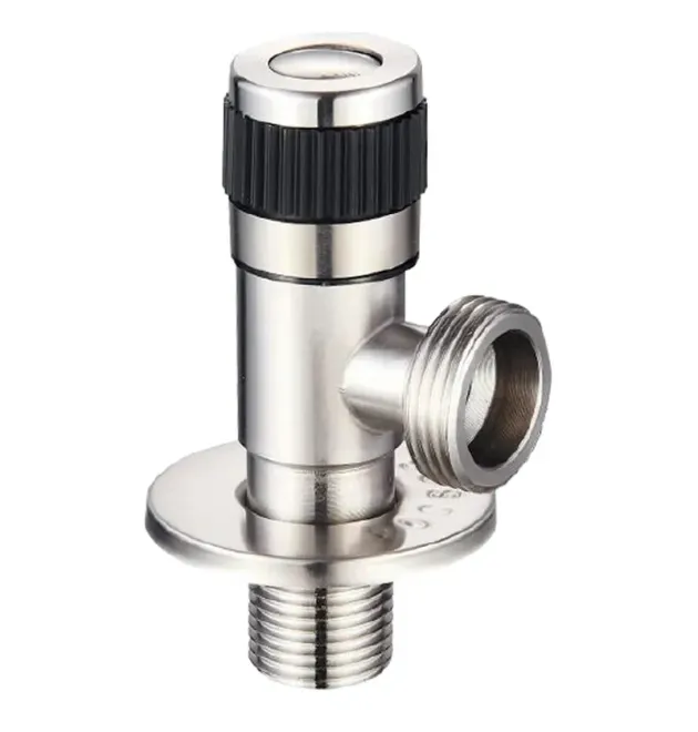 Кран для подключения сантехприборов из нерж. стали SUS304 CHAMPION VAL-05 1/2x3/4 (CH6512)