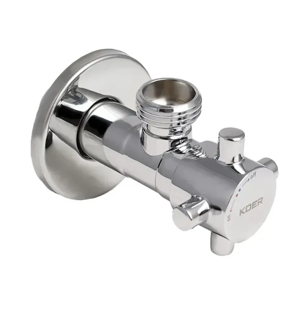 Кран приборный KOER KR.519 1/2x3/4 хромированный