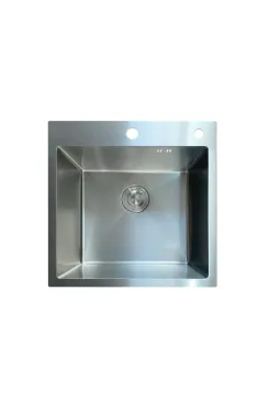 Кухонна мийка MIXXUS MH5050 MICRO DECOR SS COLOR з нержавіючої сталі, колір нержавіючої сталі, 3.0/0.8