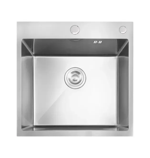 Кухонна мийка MIXXUS MH5050 SS COLOR з нержавіючої сталі, колір нержавіючої сталі, 3.0/0.8