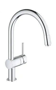 Кухонный смеситель Grohe Minta с выдвижным изливом, хром, 32918000