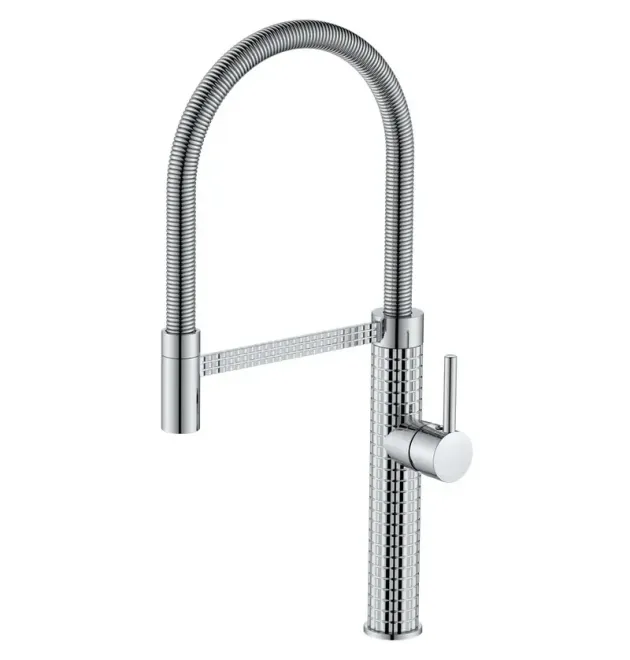 Смеситель для кухни MIXXUS PREMIUM SPARK 017 с поворотным изливом, хром