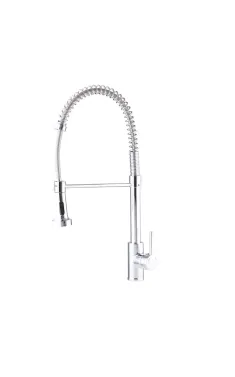 Кухонный смеситель MIXXUS PREMIUM SPRING 017 с гибким изливом, хром