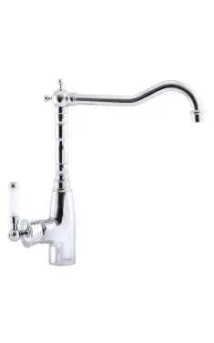 Смеситель для кухни MIXXUS PREMIUM VINTAGE 011 с поворотным изливом, хром
