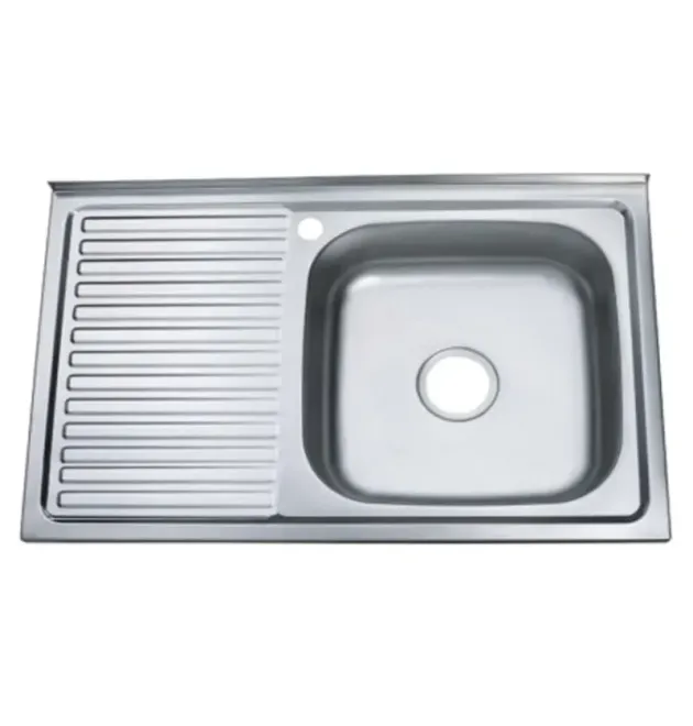 Кухонная мойка из нержавеющей стали, полированная, ZERIX Z8050R-06-160P (ZS0598)