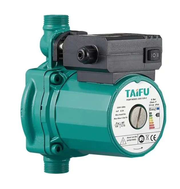 Насос для повышения давления TAIFU GRS 12/9-Z, H=9 м, Q=2 м³/ч, 120 Вт, 3/4″