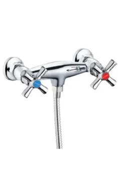 Настенный двухвентильный смеситель для душа MIXXUS TMK5-722, хром