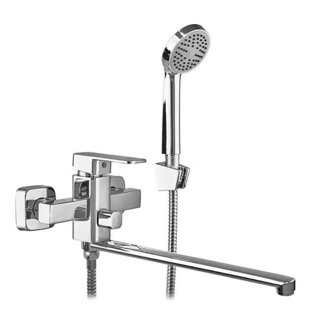 Настінний одноважільний змішувач для ванни MIXXUS RELAX 006 EURO, хром