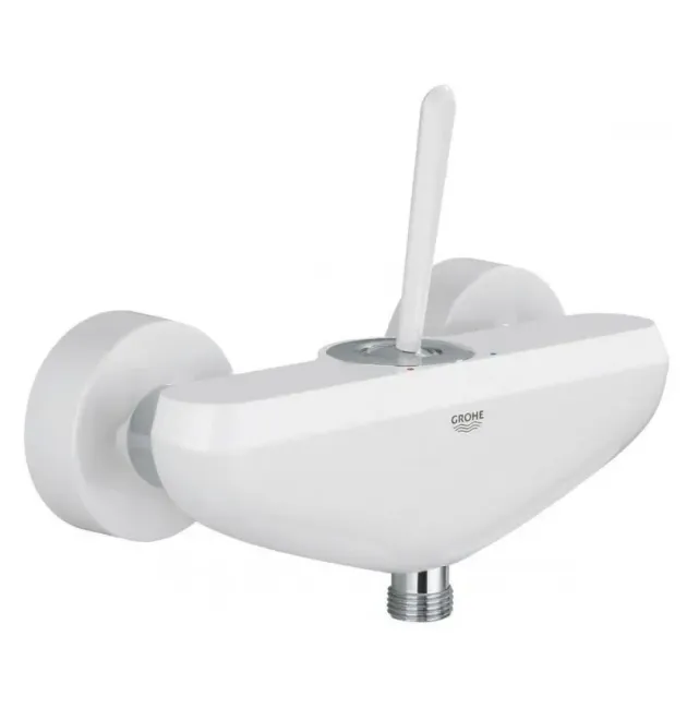 Настінний змішувач для душу Grohe Eurodisc Joy, білий матовий (23430LS0)