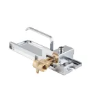Настенный смеситель KOER KB-25009-01 с гигиеническим душем и держателем бумаги, хром — фото 5
