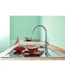 Однорычажный кухонный смеситель Grohe BauLoop New с поворотным изливом, хром (31232001) — фото 4