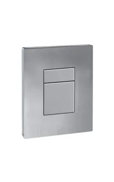 Панель змиву KOER KT-0607-01 157x198x3mm пластикова, кнопка квадратна (колір хром) (KR5344)