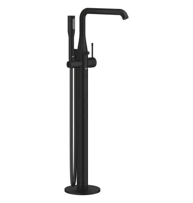 Напольный смеситель для ванны Grohe Essence, матовый черный, 25248KF1
