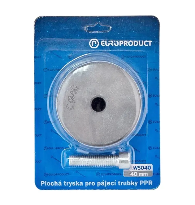 Плоска насадка для паяльника EUROPRODUCT EP.WS040 для PPR-труб 40 мм