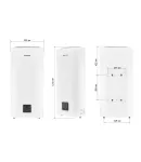 Плоский накопительный водонагреватель MIXXUS EWH-10100 Flat Dry, 100 л, сухой ТЭН 2 кВт — фото 2