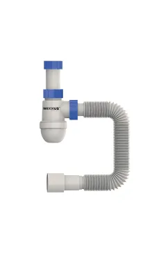 Сифон для умивальника MIXXUS 1 1/2″×40 без випуску, 40×40/50