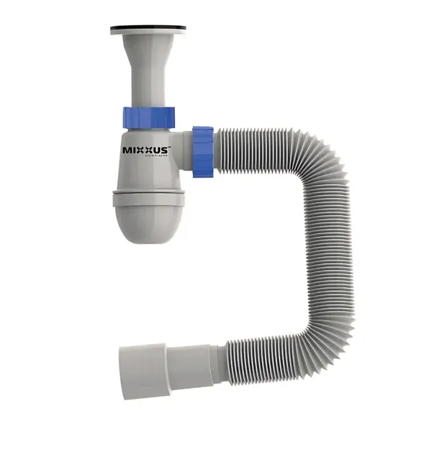 Сифон для умивальника MIXXUS 1 1/4″×32 з литим випуском