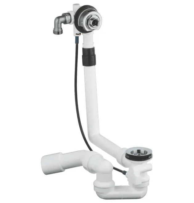 Сифон для ванни Grohe Talentofill, напівавтоматичний, з переливом, хром, 1 1/2 дюйма, 28991000