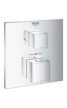 Термостат скрытого монтажа Grohe Grohtherm Cube на 2 потребителя, хром (24154000)