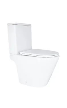 Унітаз-компакт підлоговий MIXXUS BEVEL, 605х370х800 мм, система змиву RIMLESS
