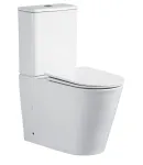 Унітаз-компакт підлоговий MIXXUS BEVEL, 630х350х795 мм, система змиву TORNADO 1.0 — фото 2