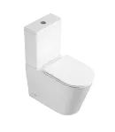 Унітаз-компакт підлоговий MIXXUS BEVEL, 630х350х795 мм, система змиву TORNADO 1.0 — фото 4