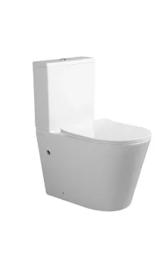 Унітаз-компакт підлоговий MIXXUS BEVEL, 660х360х800 мм, система змиву TORNADO 3.0