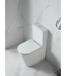 Унитаз-компакт напольный MIXXUS PREMIUM BEVEL-0401-T1, белый, 625×390×845 мм, система смыва TORNADO 1.0 — фото 3