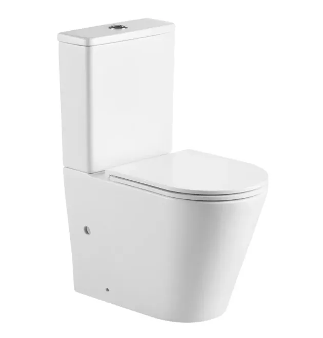 Унитаз-компакт напольный MIXXUS PREMIUM BEVEL-0401-T1, белый, 625×390×845 мм, система смыва TORNADO 1.0