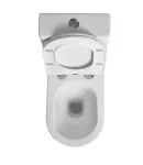 Унітаз-компакт підлоговий MIXXUS PREMIUM BEVEL-0402-R, білий, 670×390×880 мм, система змиву RIMLESS — фото 2
