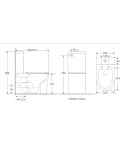Унітаз-компакт підлоговий MIXXUS PREMIUM BEVEL-0402-R, білий, 670×390×880 мм, система змиву RIMLESS — фото 3