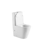 Унітаз-компакт підлоговий MIXXUS PREMIUM BEVEL-0402-R, білий, 670×390×880 мм, система змиву RIMLESS — фото 5