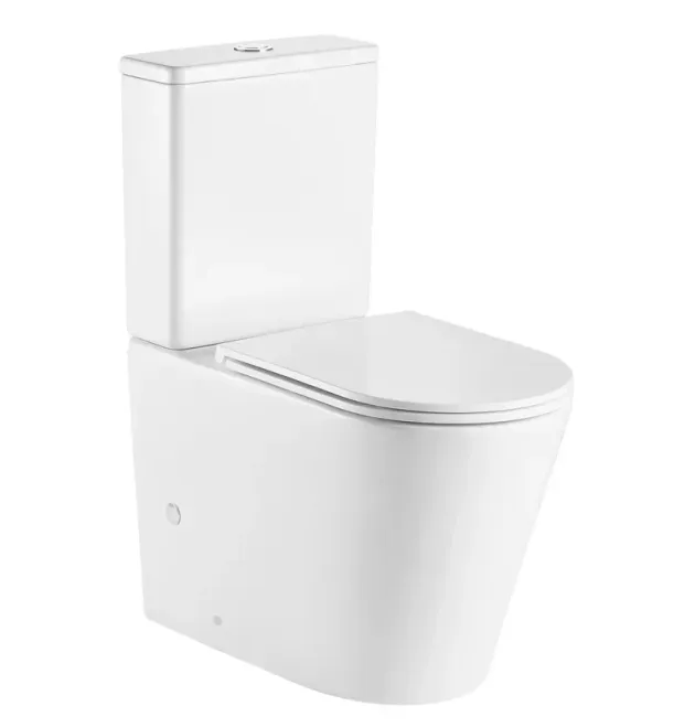 Унітаз-компакт підлоговий MIXXUS PREMIUM BEVEL-0402-R, білий, 670×390×880 мм, система змиву RIMLESS