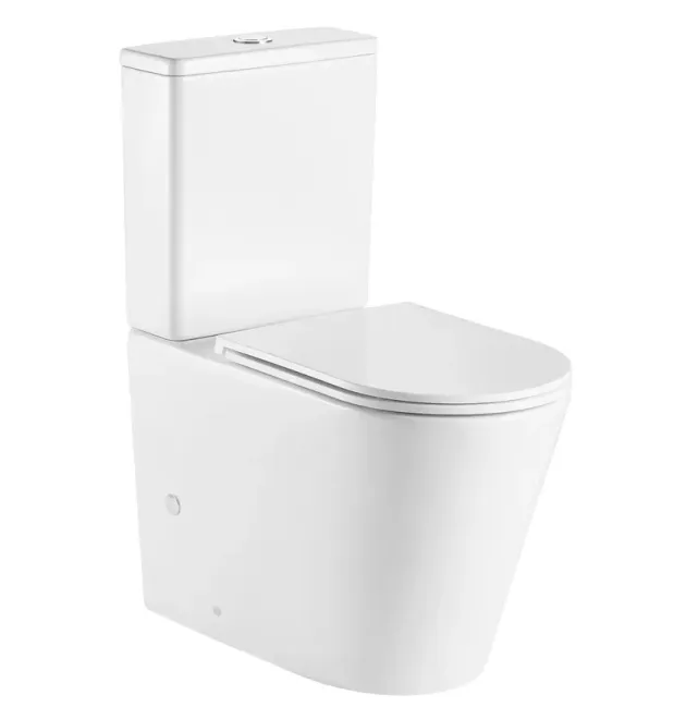 Унитаз-компакт напольный MIXXUS PREMIUM BEVEL-0402-T1, белый, 670×390×880 мм, система смыва TORNADO 1.0