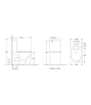 Унитаз-компакт напольный MIXXUS PREMIUM ELLIPSE-0401-T1, белый, 630×390×840 мм, система смыва TORNADO 1.0 — фото 6
