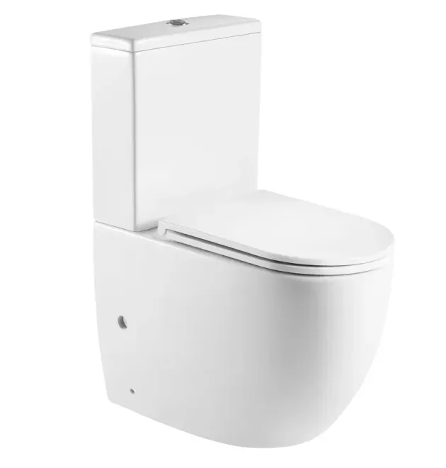 Унитаз-компакт напольный MIXXUS PREMIUM ELLIPSE-0401-T1, белый, 630×390×840 мм, система смыва TORNADO 1.0