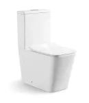 Унітаз-компакт підлоговий MIXXUS QUADRO, 640х360х835 мм, система змиву RIMLESS — фото 2