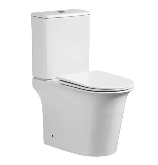Унітаз-компакт підлоговий MIXXUS WAVE, 630х350х795 мм, система змиву RIMLESS