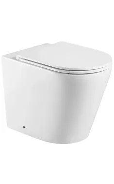 Унітаз підлоговий без бачка MIXXUS PREMIUM BEVEL-0701-T1, білий, 580×365×430 мм, система змиву TORNADO 1.0