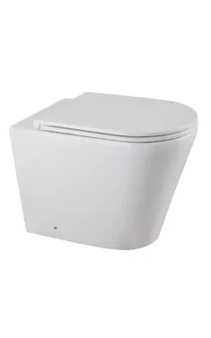 Унітаз підлоговий без бачка MIXXUS PREMIUM BEVEL-0702-T3, білий, 555×365×410 мм, система змиву TORNADO 3.0