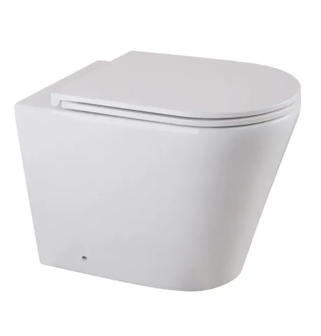 Унітаз підлоговий без бачка MIXXUS PREMIUM BEVEL-0702-T3, білий, 555×365×410 мм, система змиву TORNADO 3.0