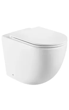 Унітаз підлоговий безбачковий MIXXUS PREMIUM ELLIPSE-0701-T1 570х365х410 мм із системою змиву TORNADO 1.0