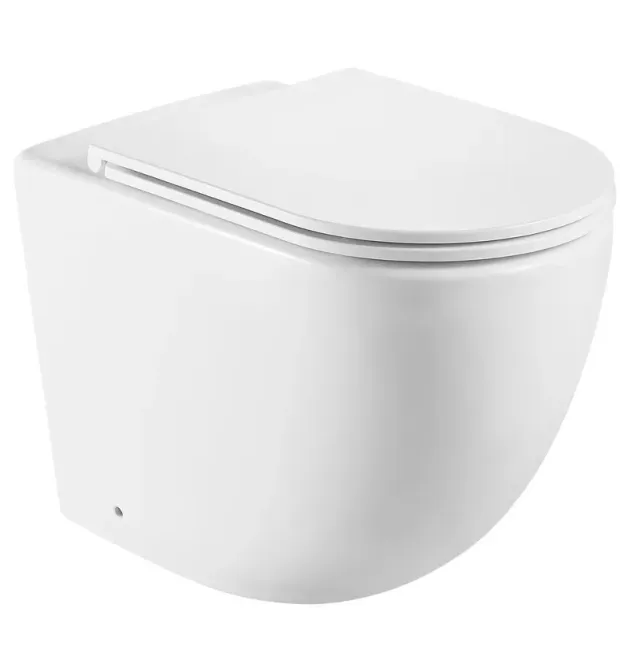 Унитаз напольный безбачковый MIXXUS PREMIUM ELLIPSE-0701-T1 570х365х410 мм с системой смыва TORNADO 1.0