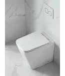 Унітаз підлоговий безбачковий MIXXUS PREMIUM QUADRO-0701-R 600х355х410 мм із системою змиву RIMLESS — фото 2