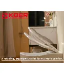Унитаз подвесной эргономичный KOER TT-0102-T3 520x360x360mm система смыва TORNADO 3.0 (KR5616) — фото 8