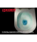 Унитаз подвесной эргономичный KOER TT-0102-T3 520x360x360mm система смыва TORNADO 3.0 (KR5616) — фото 9